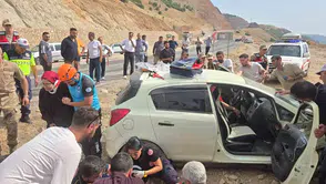 Bingöl Erzurum yolunda kaza 3 yaralı