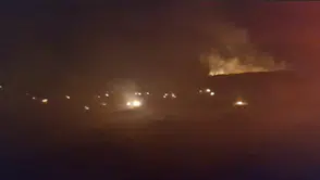 Çorum’da bir kıvılcım 500 dönüm araziyi yok etti