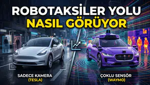 Robotaksi geceyi ve sisi nasıl görüyor? İşte otonom sürüşün sensör seti?