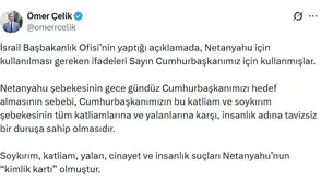 Ömer Çelikten Netanyahuya ağır suçlama