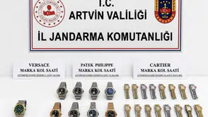 Sarp Sınır Kapısı'nda 56 milyon liralık saat operasyonu