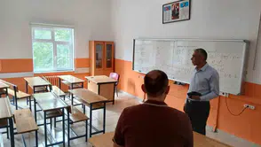 Bozkır’da eğitimde denetim mesaisi