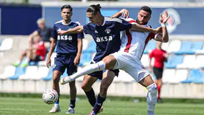 Samsunspor hazırlık maçında Kasımpaşa engelini 2-1 ile geçti