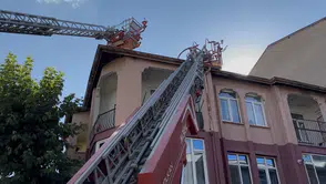 Aksaray'da soba dumanı apartmanı birbirine kattı