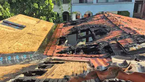 Kocaeli'de çatı tadilatı faciaya dönüyordu