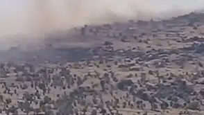 Korgun'daki anız yangını ekiplerin müdahalesiyle söndürüldü
