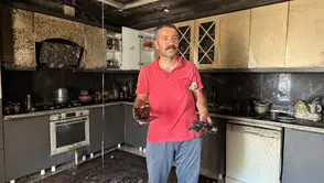 Yüksekova'da mutfakta patlayan telefonlar evi küle çevirdi