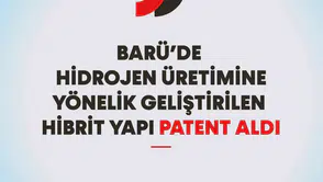 Bartın'da hidrojen enerjisi üretimi için yeni patentli buluş