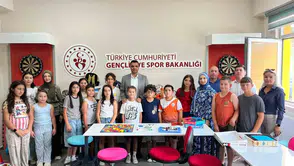 Söğütlü gençler yaz tatilini atölyelerde değerlendiriyor