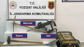 Gece yarısı jandarmaya kaçak kazı ihbarı, 4 kişi gözaltında