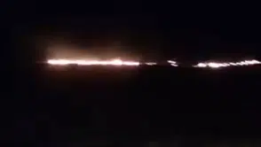 Çankırı'da anız yangını tarım arazilerini tehdit etti