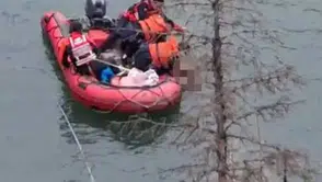 Gümüşhane'de baraj gölüne uçan araçta acı haber