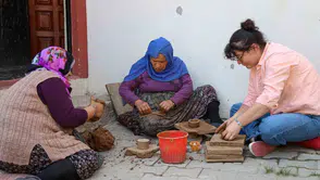 Asırlık Dölek çamuru modern sanatla yeniden hayat buluyor