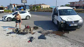 Manavgat kara yolunda dehşet anları
