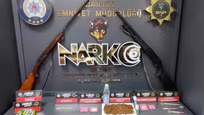 Bartın'da narkotik baskını 5 kişi yakalandı