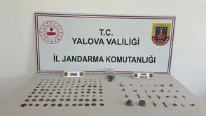 Yalova yolunda tarihi eser operasyonu