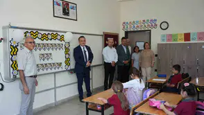 Turhal'da ders zili çaldı: Başkan Ural miniklerin heyecanına ortak oldu