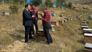 Demirözü'nde saha mesaisi: Kaymakam Ahat'tan köylüye yakın markaj