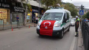 Görevi Başında Şehit Düşen Polise Amasya'da Duygusal Veda