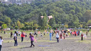 Zonguldak semalarında barış çağrısı: Uçurtmalar Filistinli çocuklar için havalandı