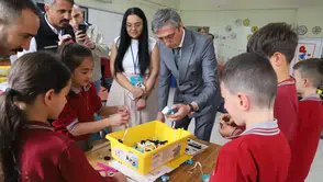Bayburtlu öğrenciler geleceğin teknolojileriyle köy okulunda buluştu