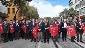 Konya'da gaziler için anlamlı buluşma: Kahramanlarla omuz omuza yürüdüler