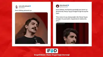 Komedyen Deniz Göktaş’ın gösterisine erişim engeli getirildi