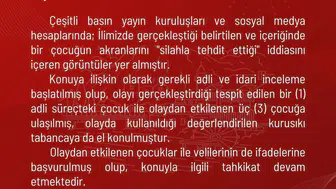 Amasya'da korkutan görüntüler: Akranlarını silahla tehdit edip sosyal medyada paylaştı