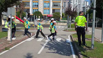 Samsun'da minik sürücüler direksiyon başında: Trafik kültürü oyunla inşa ediliyor