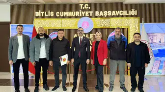 Bitlis'te Adliye ve Basın Arasında Yeni Dönem: Başsavcı Kandemir'e Ziyaret
