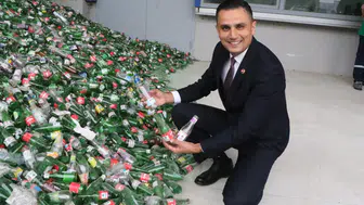 Samsun'da bir ilk: 100 bin ambalajı tek başına topladı, Türkiye'nin zirvesine yerleşti