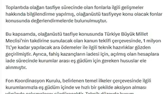Fonlarda tasfiye süreci hız kazanıyor: 1 milyon TL'lik ara ödeme için kritik hazırlık