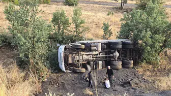 Bingöl-Muş yolunda korkunç kaza: Direksiyon hakimiyetini kaybeden sürücü ağır yaralandı