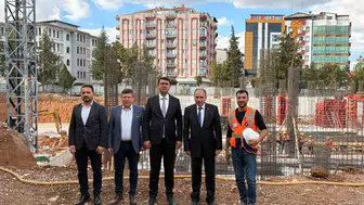 Uşak'ta dev eğitim ve konaklama yatırımı yükseliyor: Şantiye alanında kritik denetim