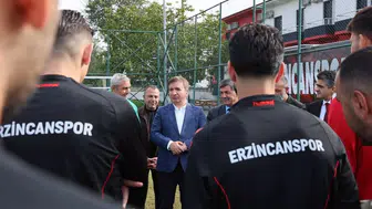 Erzincan'ın kırmızı-siyahlı temsilcisine kritik ziyaret: Şehir tek yürek oldu