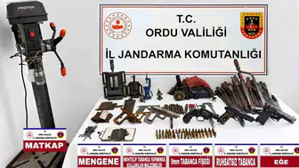 Ordu'da yasa dışı silah atölyesine jandarma baskını: İki kişi cezaevine gönderildi