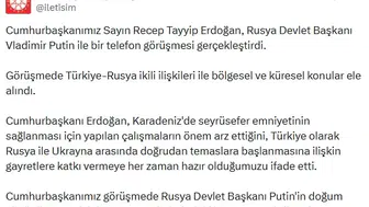 Erdoğan ve Putin hattında kritik diplomasi: Doğum günü tebriğiyle başlayan görüşme
