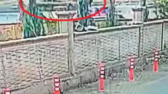 Bismil'de korku dolu anlar: Güvenlik kamerası o dehşet saniyelerini kaydetti