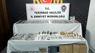 Tekirdağ'da tarihi eser operasyonu: Binlerce yıllık geçmiş ele geçirildi