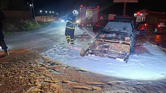 Çanakkale yolunda korku dolu anlar: Saniyelerle kurtuldu