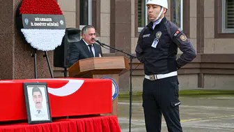 Diyarbakır Emniyeti'nde hüzünlü veda: Görevi başında hayatını kaybeden polis memuru son yolculuğuna uğurlandı