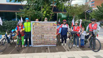 Savaşın gölgesinde umut yolculuğu: Bisikletli gönüllüler İranlı çocuklar için pedal çeviriyor