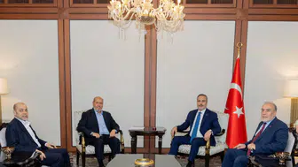 Ankara'da kritik diplomasi trafiği: Dışişleri Bakanı Fidan Hamas heyetiyle bir araya geldi