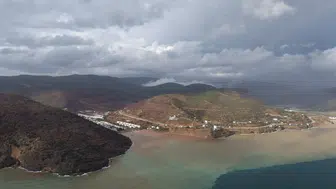Akdeniz'in mavisi çamura bulandı: Yangın bölgesinde korkutan manzara