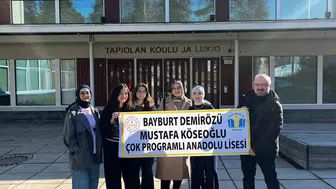 Bayburtlu öğrenciler ve öğretmenler Finlandiya eğitim sistemini yerinde inceledi