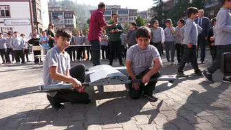 Rize'de okul bahçesi teknoloji üssüne dönüştü: Öğrenciler BAHA ile tanıştı