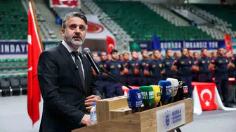 Bursa itfaiyesine 150 yeni kahraman: Görev başında can siperane mücadele dönemi başlıyor