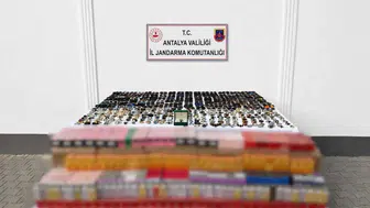 Manavgat'ta milyonluk vurgun girişimi: Depo dolusu kaçak ürün yakalandı