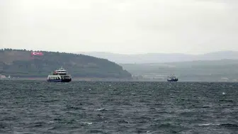 Bozcaada yolcularına kötü haber: Fırtına deniz ulaşımını vurdu