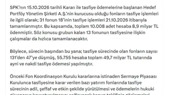 Yatırımcıların beklediği haber geldi: Tasfiye edilen fonlarda dev ödeme süreci hız kazandı
